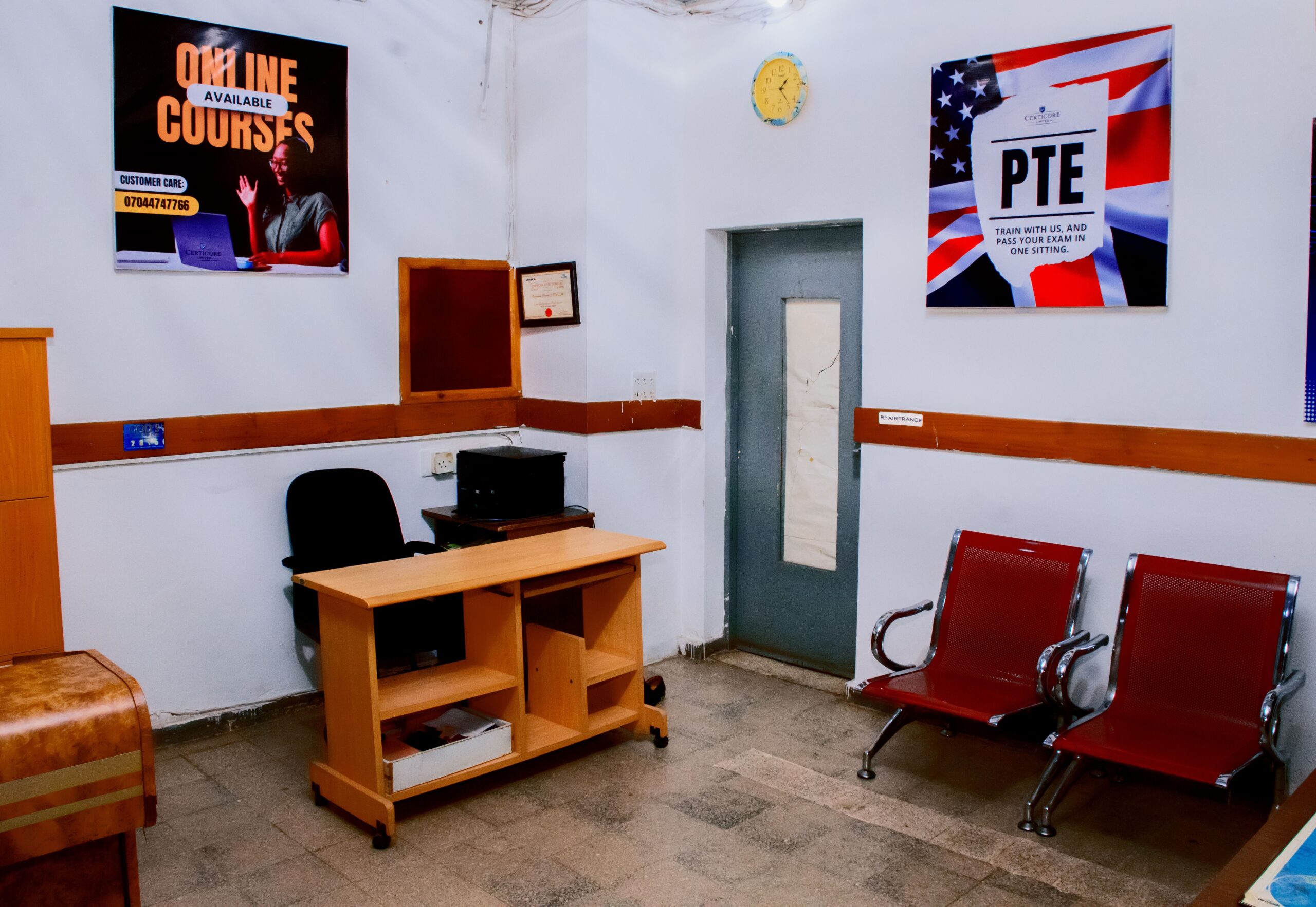 Certicore Limited Waiting Area